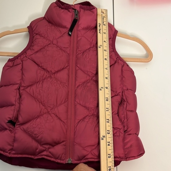 Rei Girls vest XXS (4-5)  pink color with embroidered flowers, good condition - Picture 6 of 8